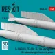 Reskit Rsu48-0667 1/48 F-104g/J/S Cf-104 Tf-104 Starfighter 283-gal Underwing Fuel Tanks With Pylons 2 Pcs 3d Printed