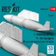 Reskit Rsu48-0667 1/48 F-104g/J/S Cf-104 Tf-104 Starfighter 283-gal Underwing Fuel Tanks With Pylons 2 Pcs 3d Printed