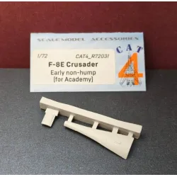 Cat4-r72031 1/72 F-8e Crusader Early Non-hump For Academy
