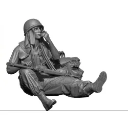 Black Snake Bro-13 1/35 Us Soldier Big Red One Vietnam War Resin Figure Kit