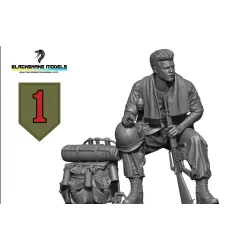 Black Snake Bro-14 1/35 Us Soldier Big Red One Vietnam War Resin Figure Kit