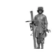 Black Snake Pg-03 1/48 Ww2 Panzergrenadier Gunner With Panzerschreck Resin Kit