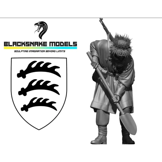 Black Snake Pg-04 1/35 Ww2 Panzergrenadier Combat Engineer Resin Figure Kit