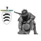 Black Snake Pg-05-48 1/48 Ww2 Panzergrenadier Mine Layer Resin Figure Kit