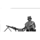 Black Snake Pg-09-48 1/48 Ww2 Panzergrenadier Gunner Mg42 Resin Figure Kit