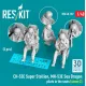 Reskit Rsf48-0187 1/48 Ch-53e Super Stallion Mh-53e Sea Dragon Pilots In The Seats 3 Pcs Scene 2 3d Printed