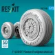 Reskit Rs72-0586 1/72 F-4c/D/E/F Phantom Ii Weighted Wheel Set 3d Printed
