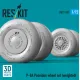 Reskit Rs72-0591 1/72 P-8a Poseidon Weighted Wheel Set 3d Printed