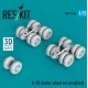 Reskit Rs72-0596 1/72 B-58 Hustler Weighted Wheel Set 3d Printed