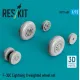 Reskit Rs72-0609 1/72 F-35c Lightning Ii Weighted Wheel Set 3d Printed