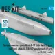 Reskit Rs72-0614 1/72 Electronic Warfare Pods An/Alq-99 High Band 2 Pcs Low Band An/Alq-218 V 2 Wingtip Pods 2 Pcs For Ea-18g Growler 3d Printed