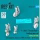 Reskit Rsu72-0317 1/72 A-10a/C Thunderbolt Ii Landing Gear Set Early And Late With Weighted Wheels For Gwh Kit Metal 3d Printed