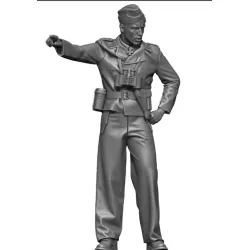 Black Snake Pz-01 1/48 Ww2 Tank Commander Panzer Eastern Front 1944 Resin Figure Kit