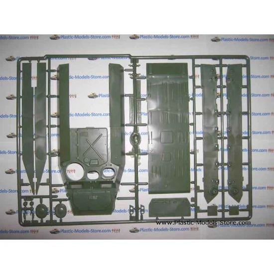 Soviet ATV MT-LB carrier with ZU-23-2 gun 1/35 SKIF 229