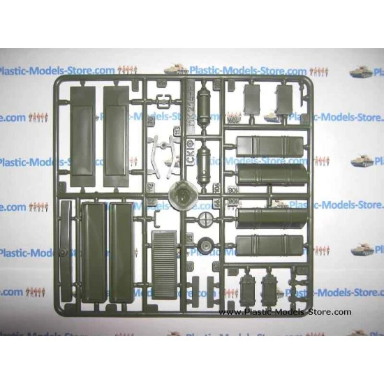 Soviet ATV MT-LB carrier with ZU-23-2 gun 1/35 SKIF 229