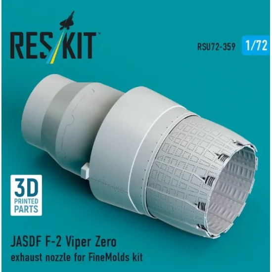 Reskit Rsu72-0359 1/72 Jasdf F-2 Viper Zero Exhaust Nozzle For Finemolds Kit 3d Printed