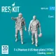 Reskit Rsf72-0038 1/72 F-4 Phantom Ii Us Navy Pilots 1970s Standing, Scene1 2 Pcs 3d Printed