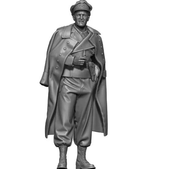 Black Snake Pz-04-48 1/48 Senior Officer Of Panzer Eastern Front 1944 Ww2 Resin Figure Kit