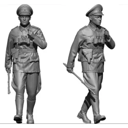 Black Snake Wer-02 1/35 Officer Of The Wehrmacht Ww2 Resin Figure Kit