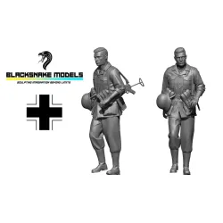 Black Snake Wer-05-48 1/48 Soldier Of The Wehrmacht Ww2 Resin Figure Kit