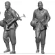 Black Snake Wer-05-48 1/48 Soldier Of The Wehrmacht Ww2 Resin Figure Kit