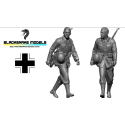 Black Snake Wer-10 1/35 Soldier Of The Wehrmacht Ww2 Resin Figure Kit