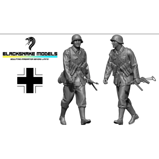 Black Snake Wer-11 1/35 Soldier Of The Wehrmacht Ww2 Resin Figure Kit