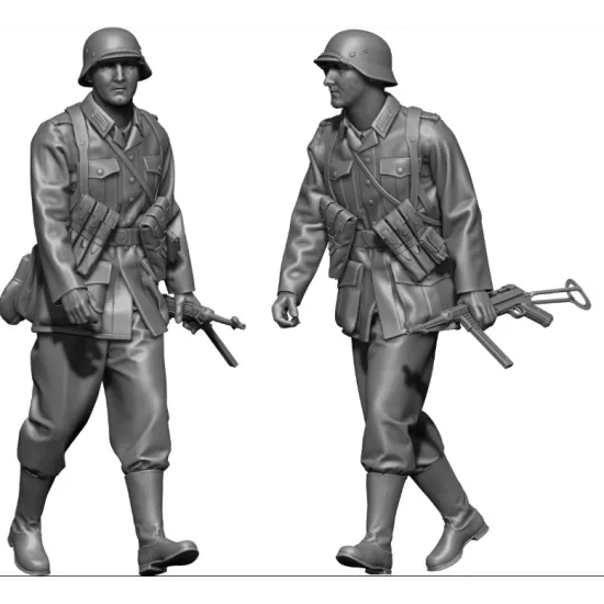 Black Snake Wer-11 1/35 Soldier Of The Wehrmacht Ww2 Resin Figure Kit