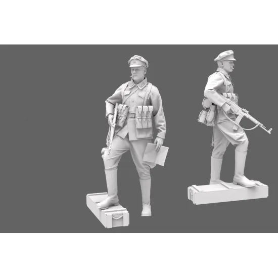 Black Snake Waf-01-48 1/48 Untersturmfuhrer Waffen Ww2 Resin Figure Kit