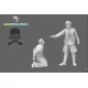Black Snake Waf-08-09 1/35 German Waffen Soldier Execution Set Ww2 Resin Figures Kit