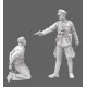 Black Snake Waf-08-09 1/35 German Waffen Soldier Execution Set Ww2 Resin Figures Kit