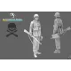 Black Snake Waf-11 1/35 German Waffen Soldier Ww2 Resin Figure Kit