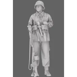 Black Snake Waf-14 1/35 German Waffen Soldier Ww2 Resin Figure Kit