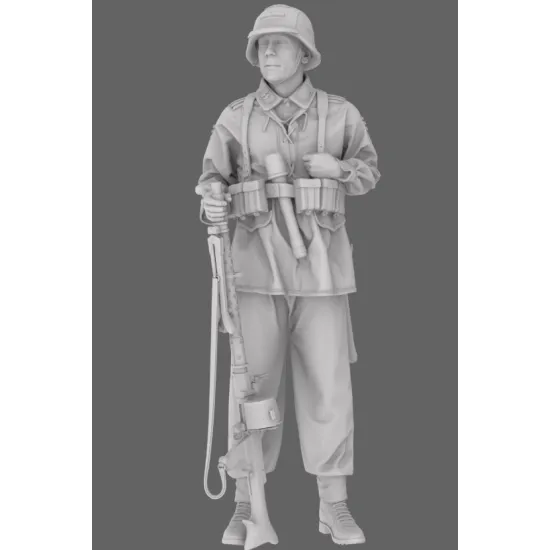 Black Snake Waf-14 1/35 German Waffen Soldier Ww2 Resin Figure Kit