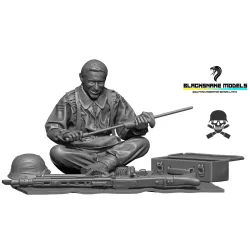 Black Snake Waf-18-48 1/48 Soldier Waffen Normandy Summer 1944 Resin Figure Kit