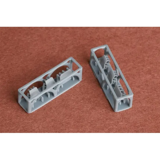 Sbs 72105 1/72 Wildcat F4f-3/4 Intercooler Scoops For Arma Hobby Kit