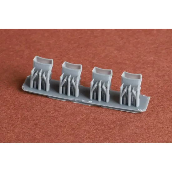 Sbs 48108 1/48 Wildcat F4f-3/4 Intercooler Scoops For Eduard/Tamiya/Academy