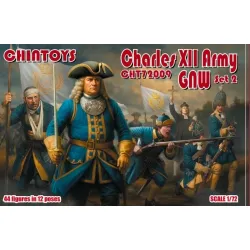 Chintoys Cht72009 1/72 Charles Xii Army 44 Figures In 12 Poses