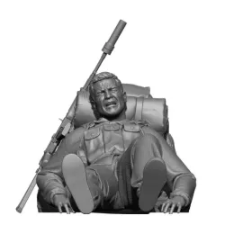 Black Snake Spetnaz-01-48 1/48 The Wounded Man Resin Figure Kit