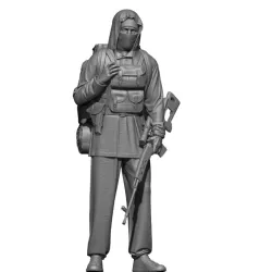 Black Snake Spetnaz-03-48 1/48 Gru Marksman In The 1980s Resin Figure Kit