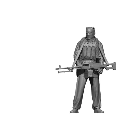 Black Snake Spetnaz-04 1/35 Gru Heavy Fire Support In The 1980s Resin Figure Kit