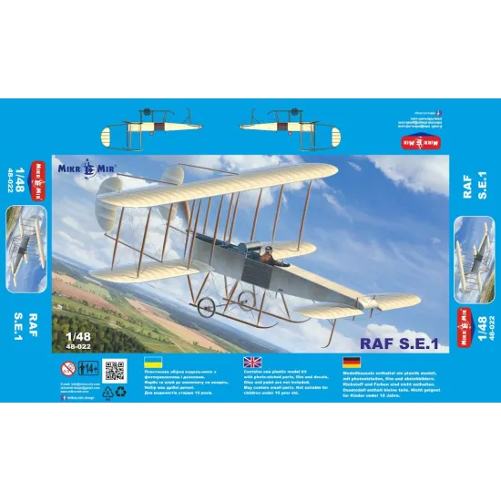 Mikro Mir 48-022 1/48 Raf S E 1 Plastic Model Kit