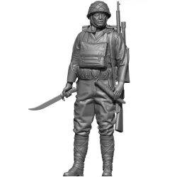 Black Snake Jap-03 1/35 Infantryman Japanese With Machete Of The Imperial Japanese Army Resin Kit