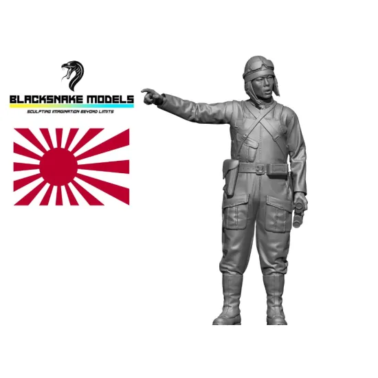 Black Snake Jap-05 1/35 Tank Commander Japanese Imperial Japanese Army Resin Kit