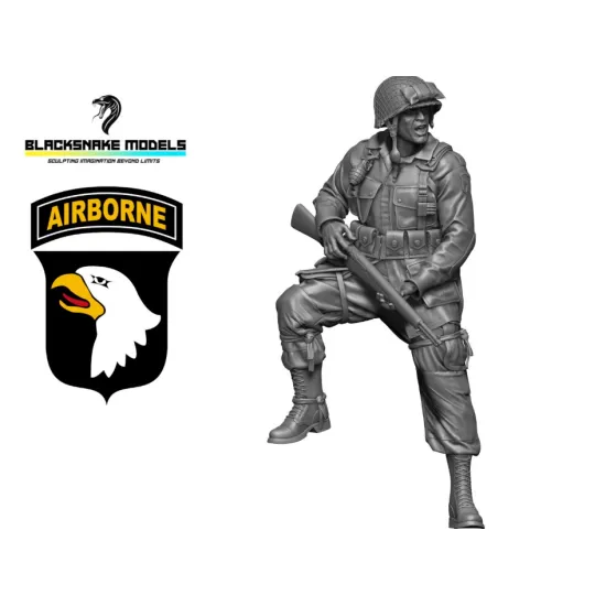 Black Snake St-30 1/35 101st Airborne Soldier Ww2 Resin Figure Kit