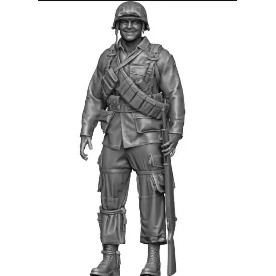 Black Snake St-31-48 1/48 101st Airborne Soldier Smile Ww2 Resin Figure Kit