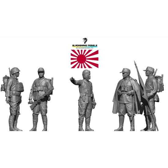 Black Snake Pack-jap 1/35 Imperial Japanese Army Pacific Front Resin Figures Kit