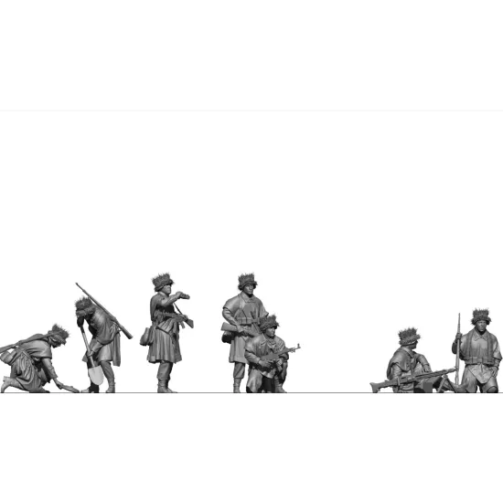 Black Snake Pack-pg 1/35 Panzergrenadier-division Hinterhalt Resin Figures Kit