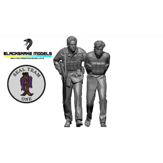 Black Snake Seals-v-1-2 1/48 Seal Team One The Snatch Unexpected Guest Resin Kit