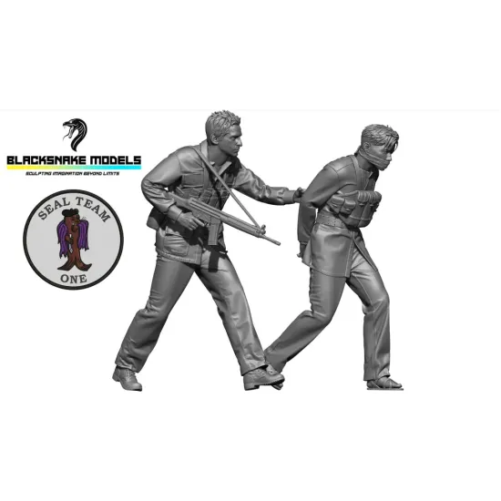 Black Snake Seals-v-1-2 1/48 Seal Team One The Snatch Unexpected Guest Resin Kit